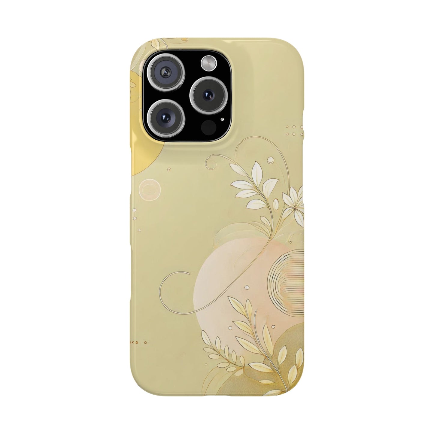 Yellow Asthetic  Slim Phone Case - FC-104