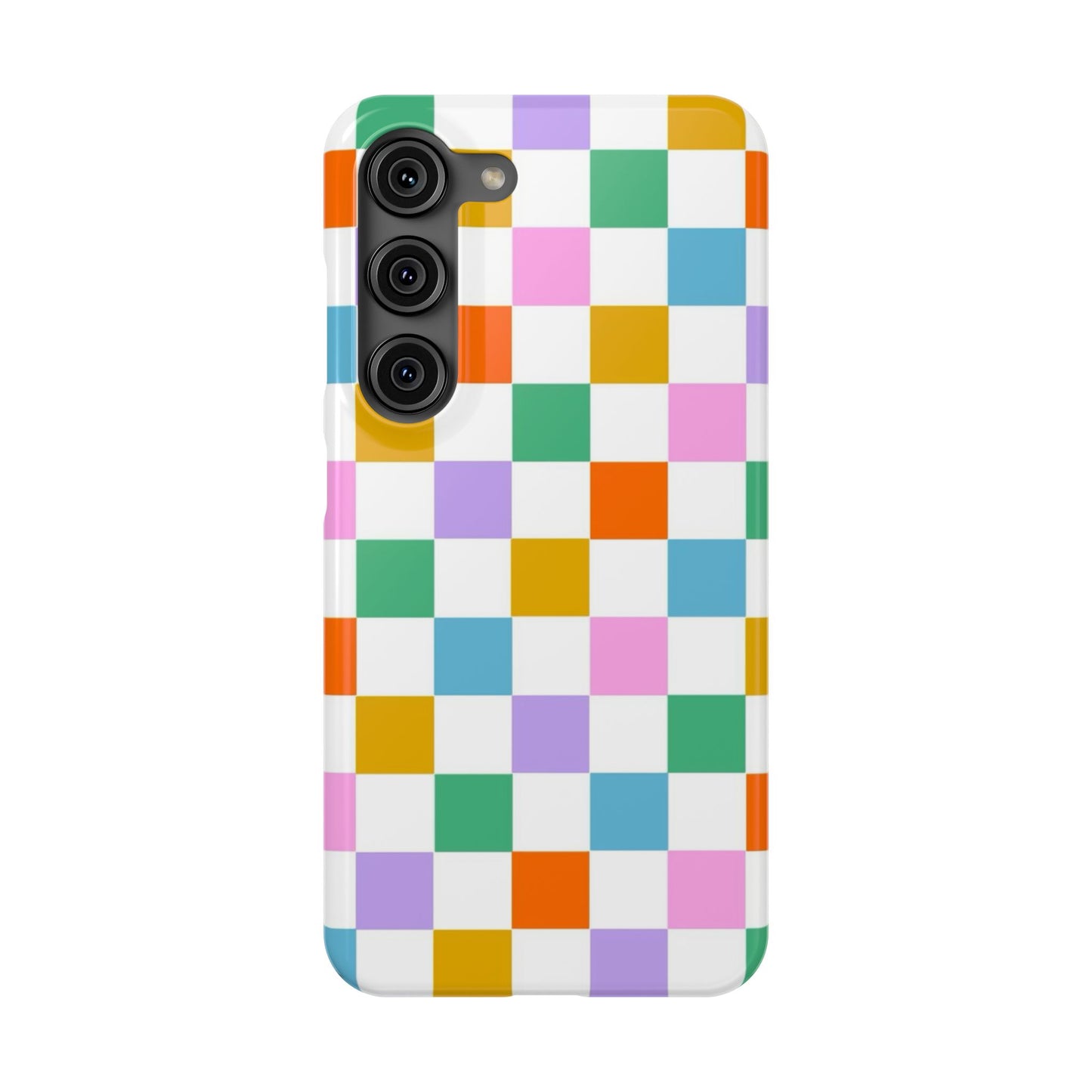 Colorful Checkerboard Slim Cases - FC-115