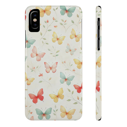 Cute Butterflies  Slim Phone Case - FC-108