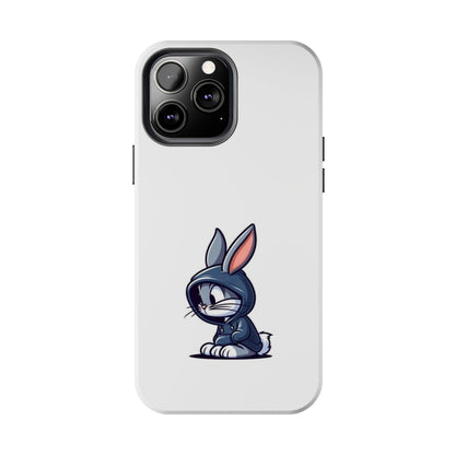 Cute Bunny White Tough Phone Cases