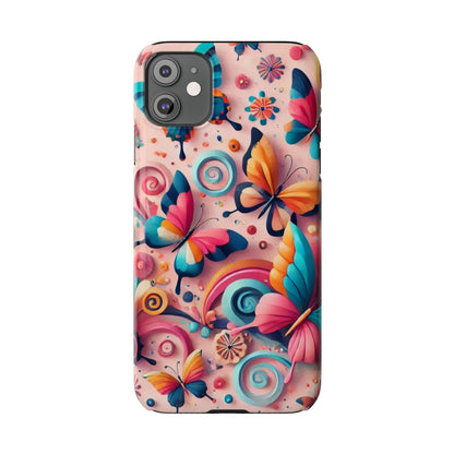 Butterfly Theme Slim Phone Cases