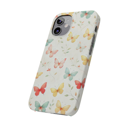 Cute Butterflies  Slim Phone Case - FC-108