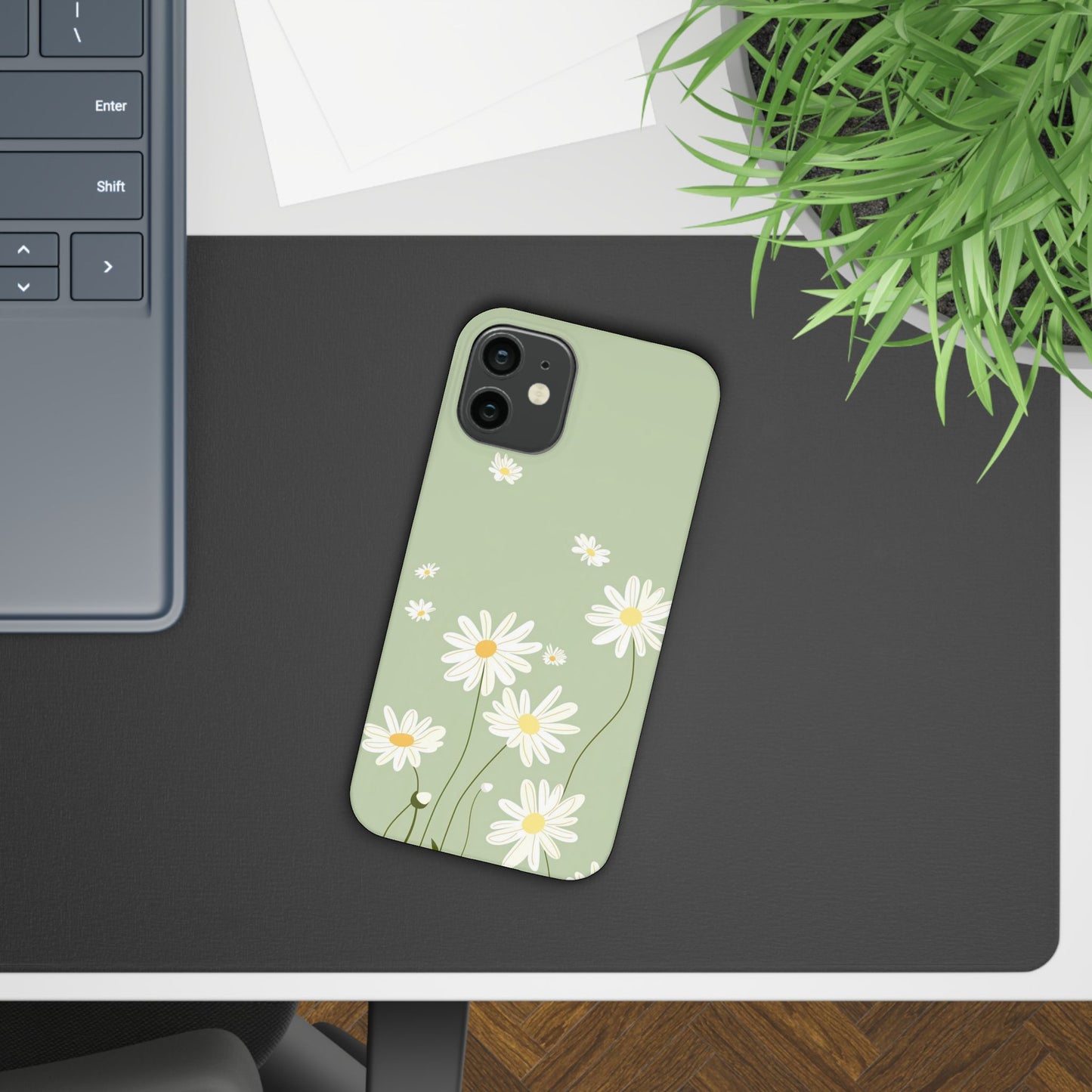 Daisy pastel green Slim Cases - FC-119