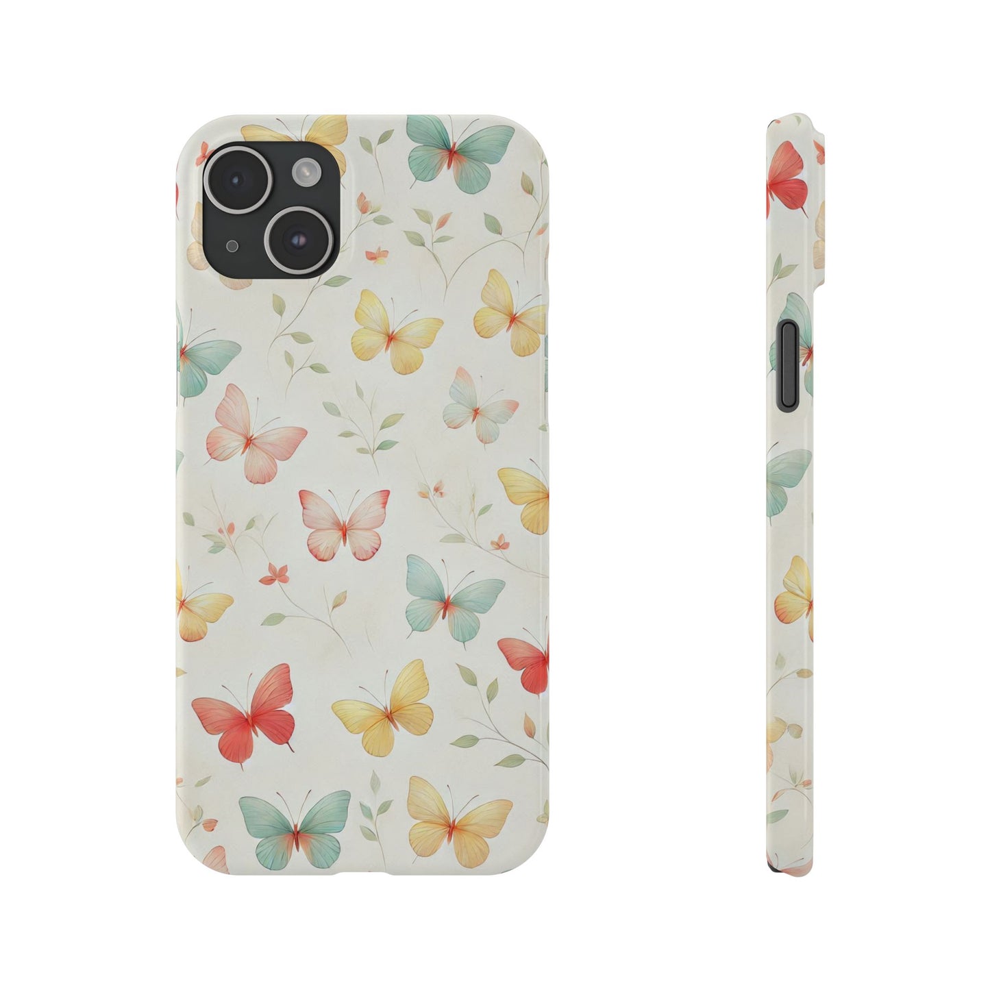 Cute Butterflies  Slim Phone Case - FC-108