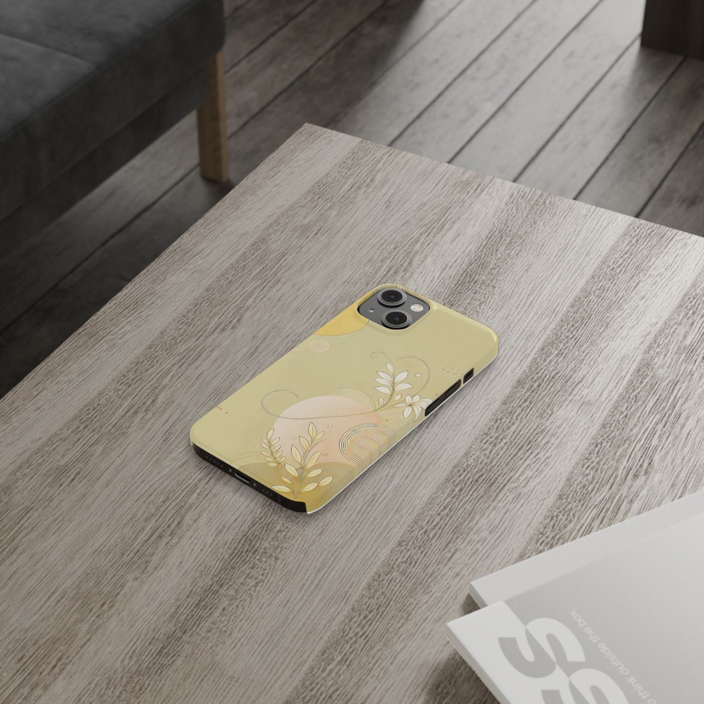 Yellow Asthetic  Slim Phone Case - FC-104