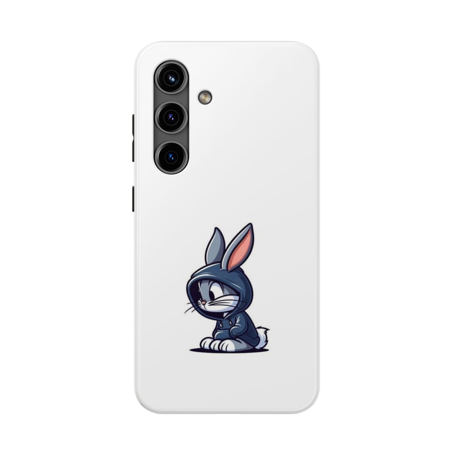 Cute Bunny White Tough Phone Cases