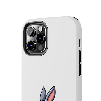 Cute Bunny White Tough Phone Cases