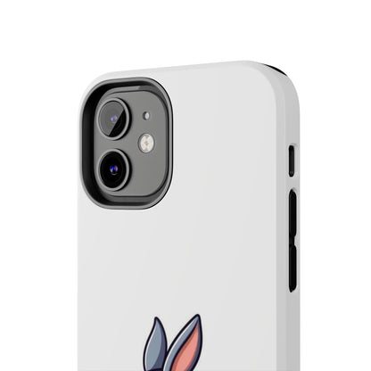 Cute Bunny White Tough Phone Cases