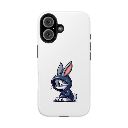 Cute Bunny White Tough Phone Cases