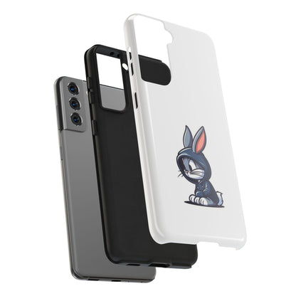 Cute Bunny White Tough Phone Cases