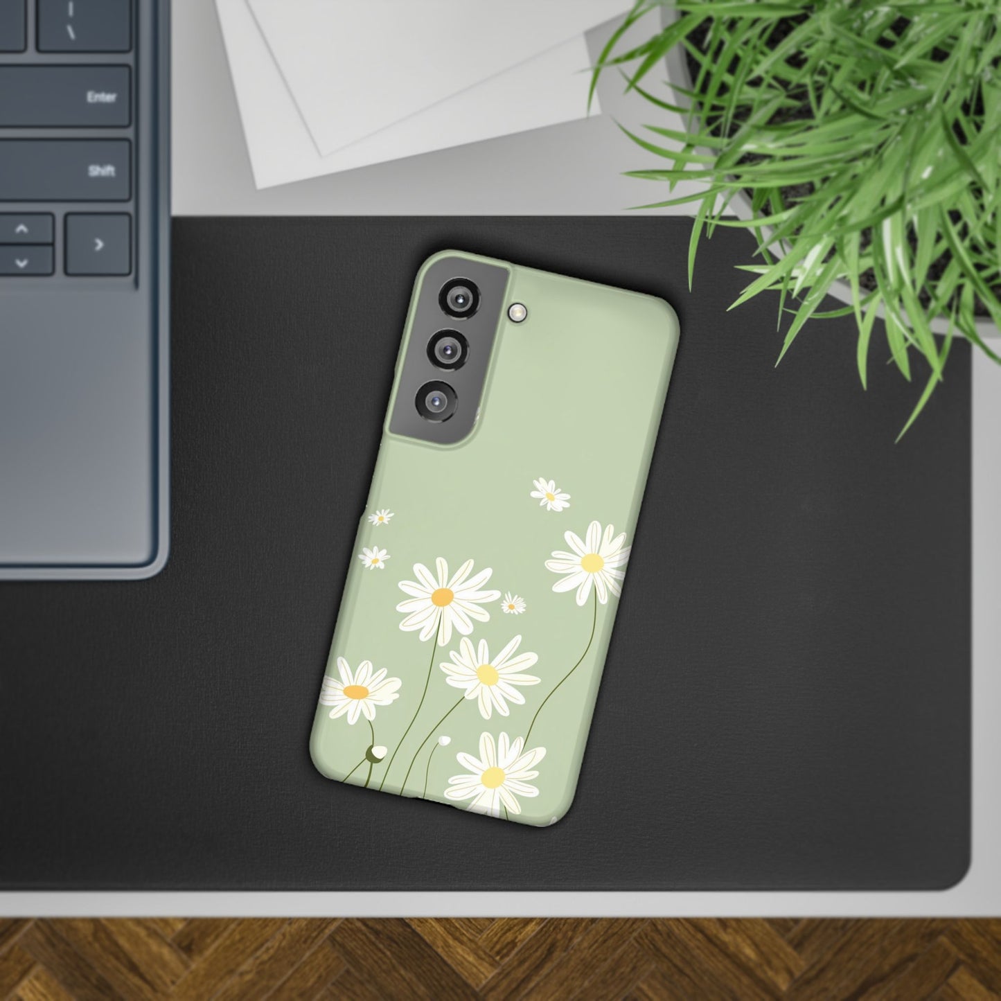 Daisy pastel green Slim Cases - FC-119