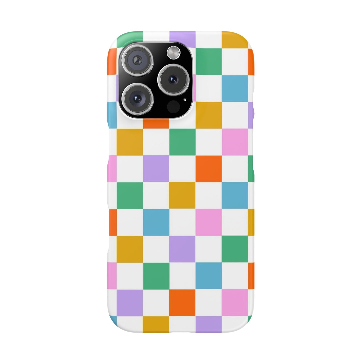 Colorful Checkerboard Slim Cases - FC-115