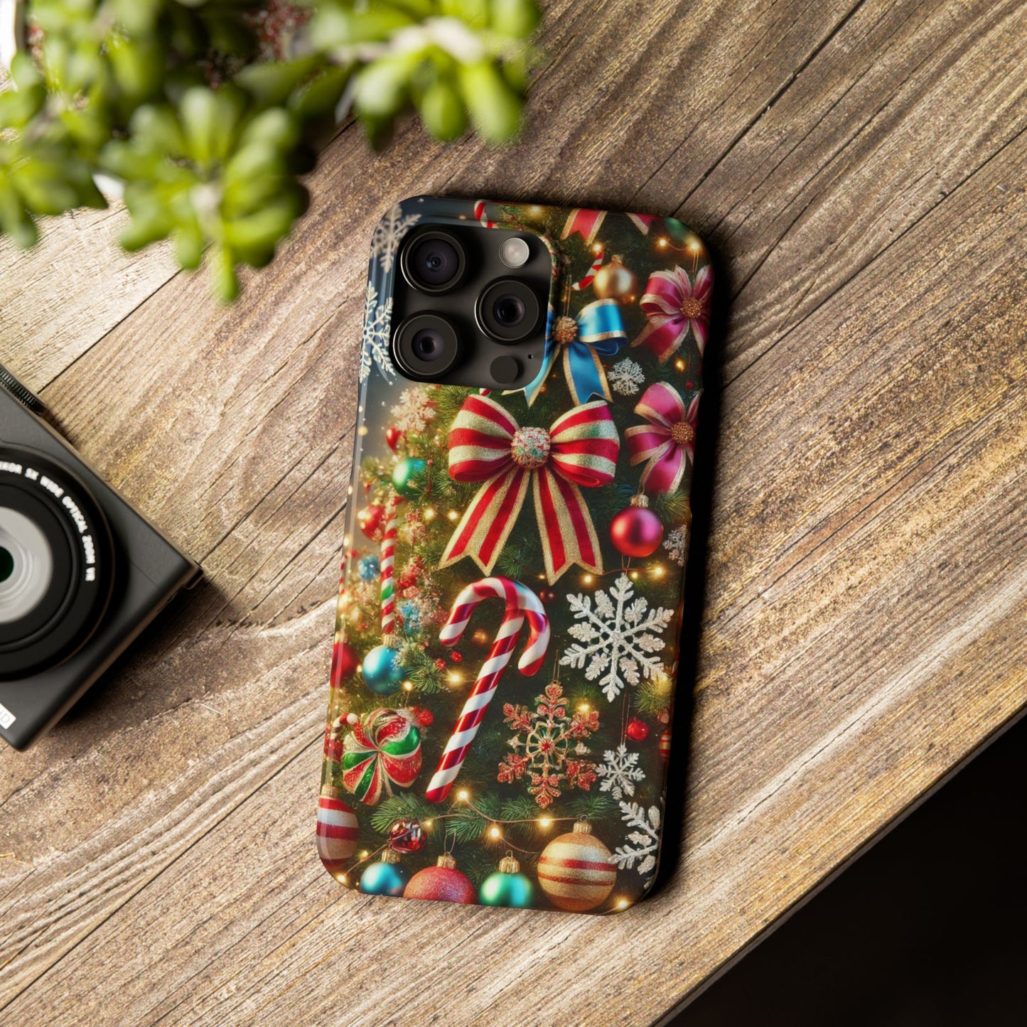 Christmas Theme Slim Phone Cases