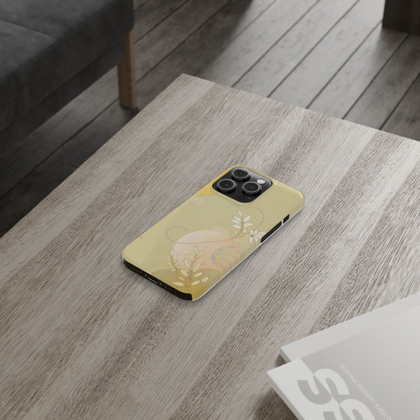 Yellow Asthetic  Slim Phone Case - FC-104