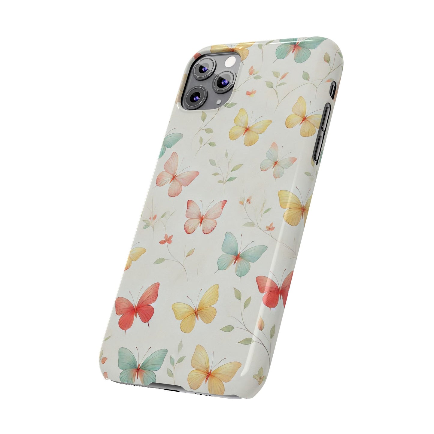 Cute Butterflies  Slim Phone Case - FC-108