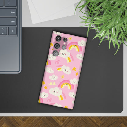 Pink Rainbow Slim Cases - FC-117