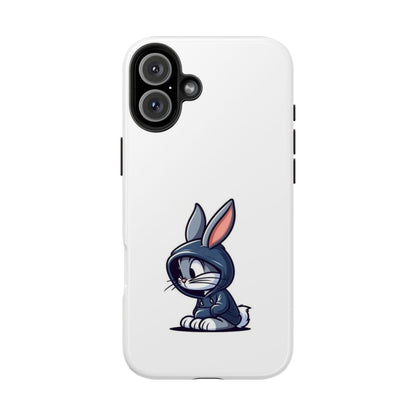 Cute Bunny White Tough Phone Cases