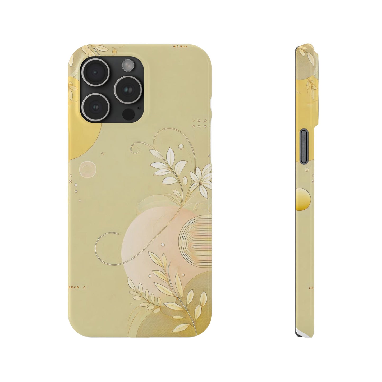 Yellow Asthetic  Slim Phone Case - FC-104