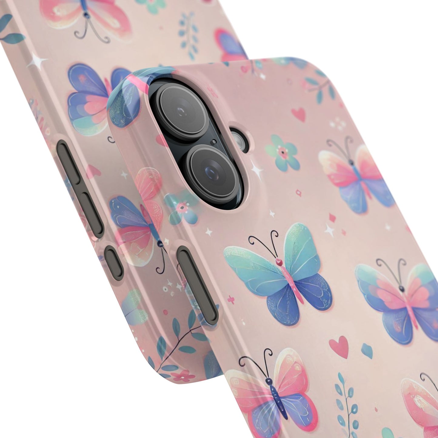 Cute Butterfly Pattern  Slim Phone Case - FC-104