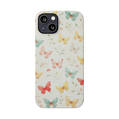 Cute Butterflies  Slim Phone Case - FC-108