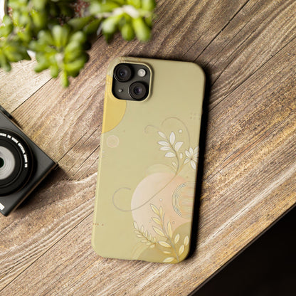 Yellow Asthetic  Slim Phone Case - FC-104