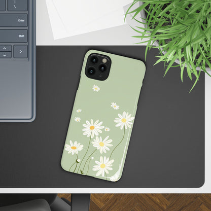 Daisy pastel green Slim Cases - FC-119