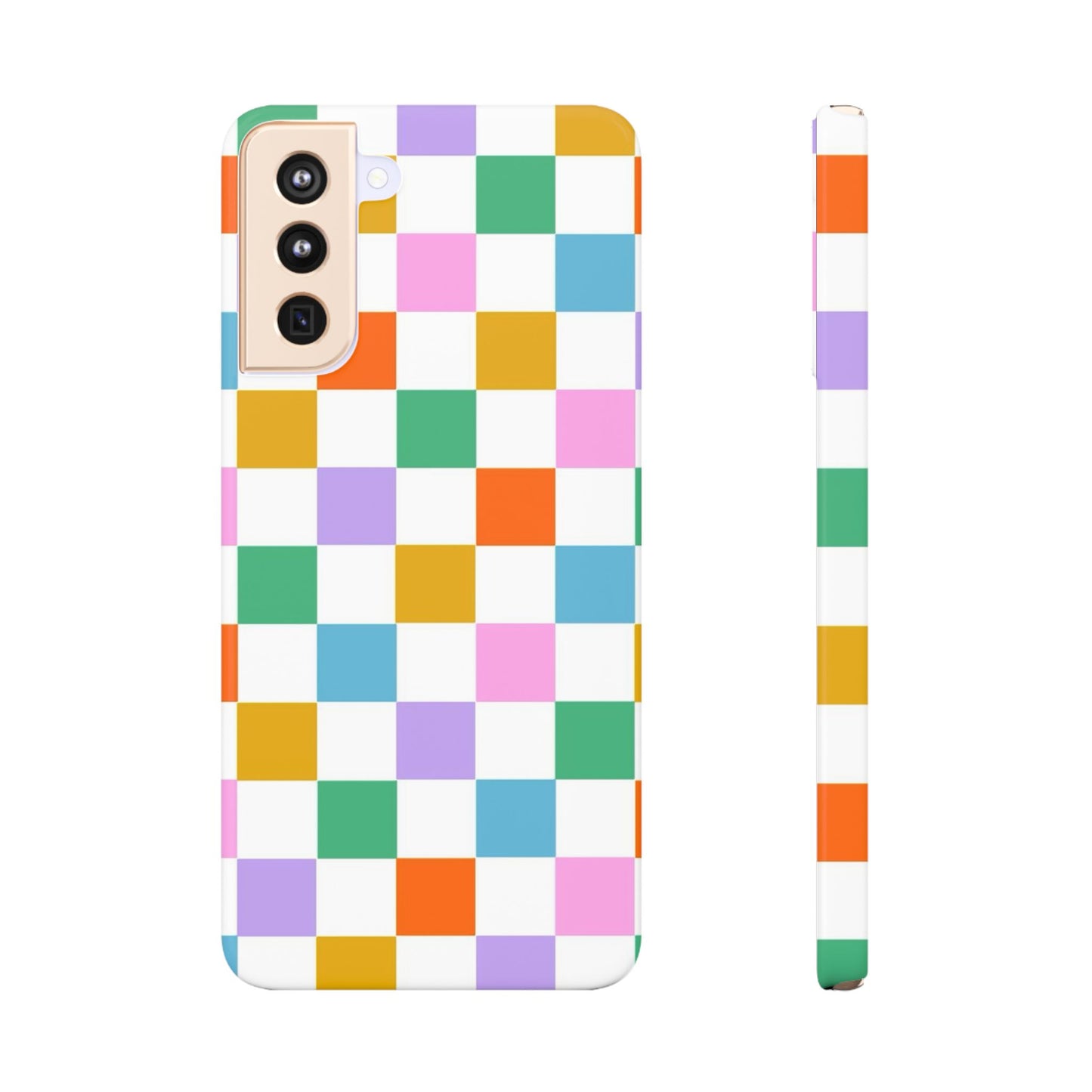 Colorful Checkerboard Slim Cases - FC-115