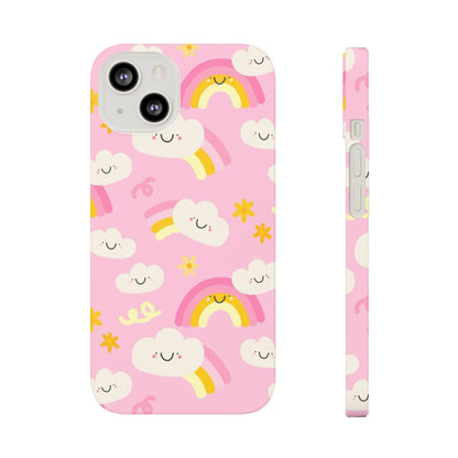 Pink Rainbow Slim Cases - FC-117