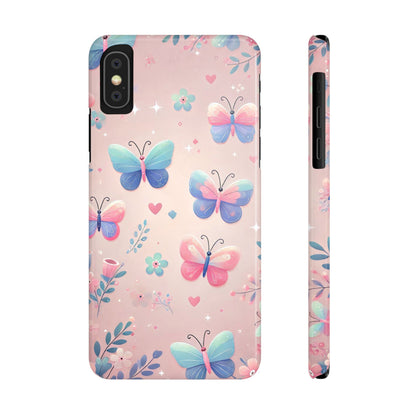 Cute Butterfly Pattern  Slim Phone Case - FC-104