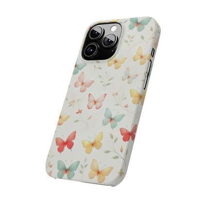 Cute Butterflies  Slim Phone Case - FC-108