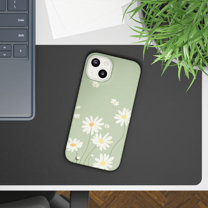 Daisy pastel green Slim Cases - FC-119