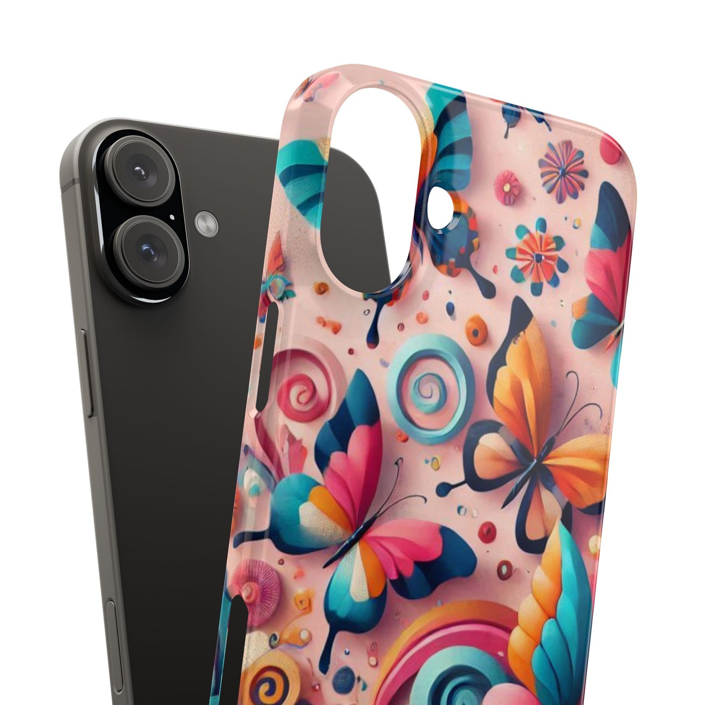 Butterfly Theme Slim Phone Cases