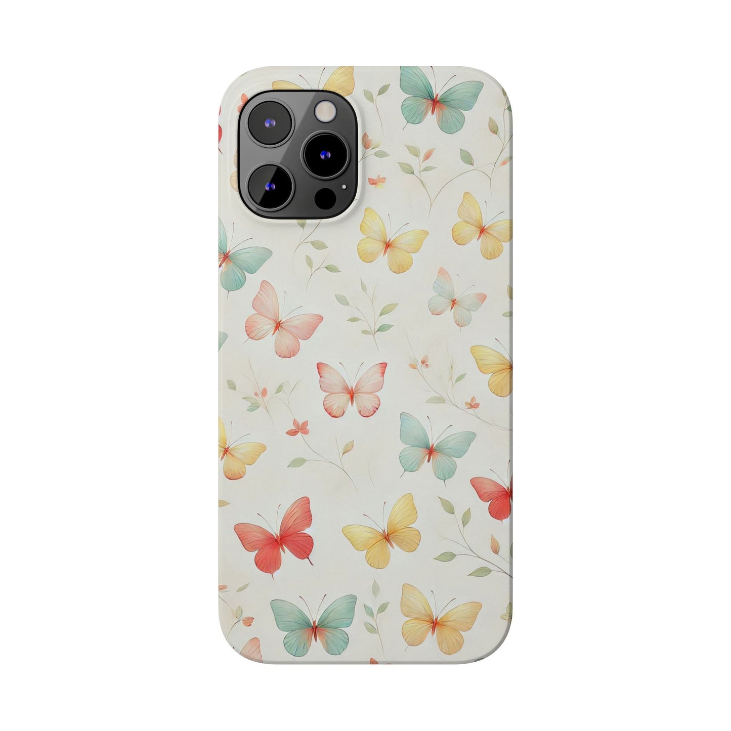 Cute Butterflies  Slim Phone Case - FC-108