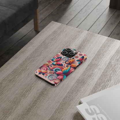 Butterfly Theme Slim Phone Cases