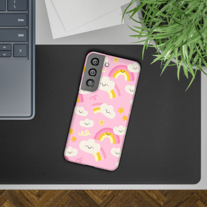 Pink Rainbow Slim Cases - FC-117