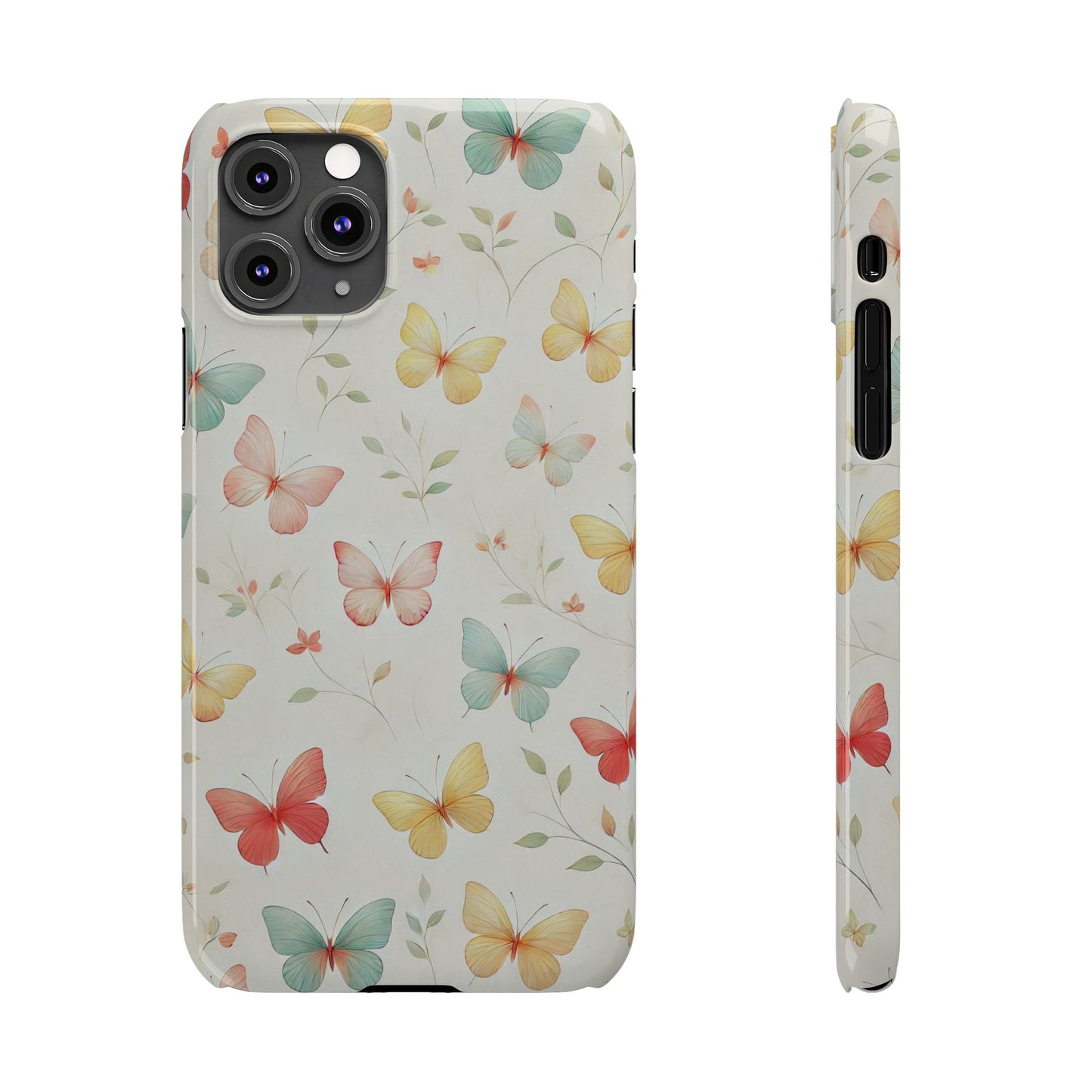 Cute Butterflies  Slim Phone Case - FC-108