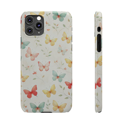 Cute Butterflies  Slim Phone Case - FC-108