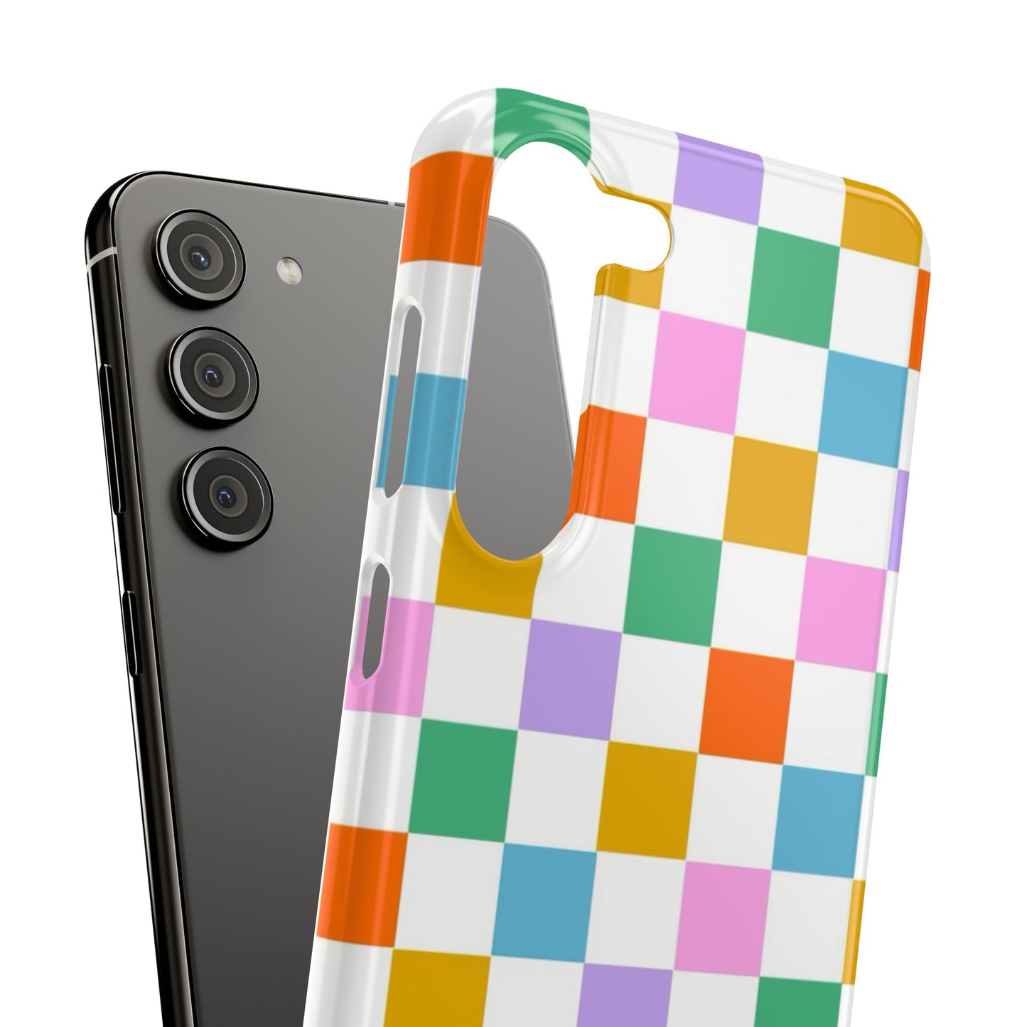 Colorful Checkerboard Slim Cases - FC-115