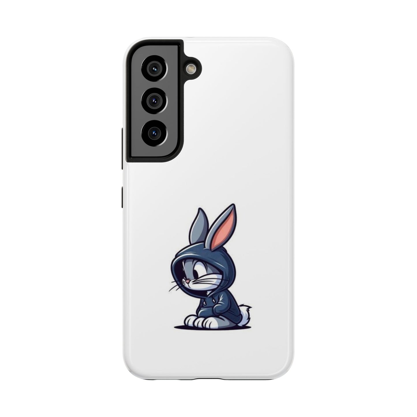 Cute Bunny White Tough Phone Cases