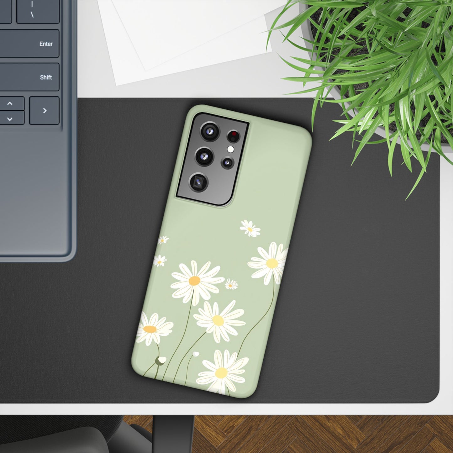 Daisy pastel green Slim Cases - FC-119