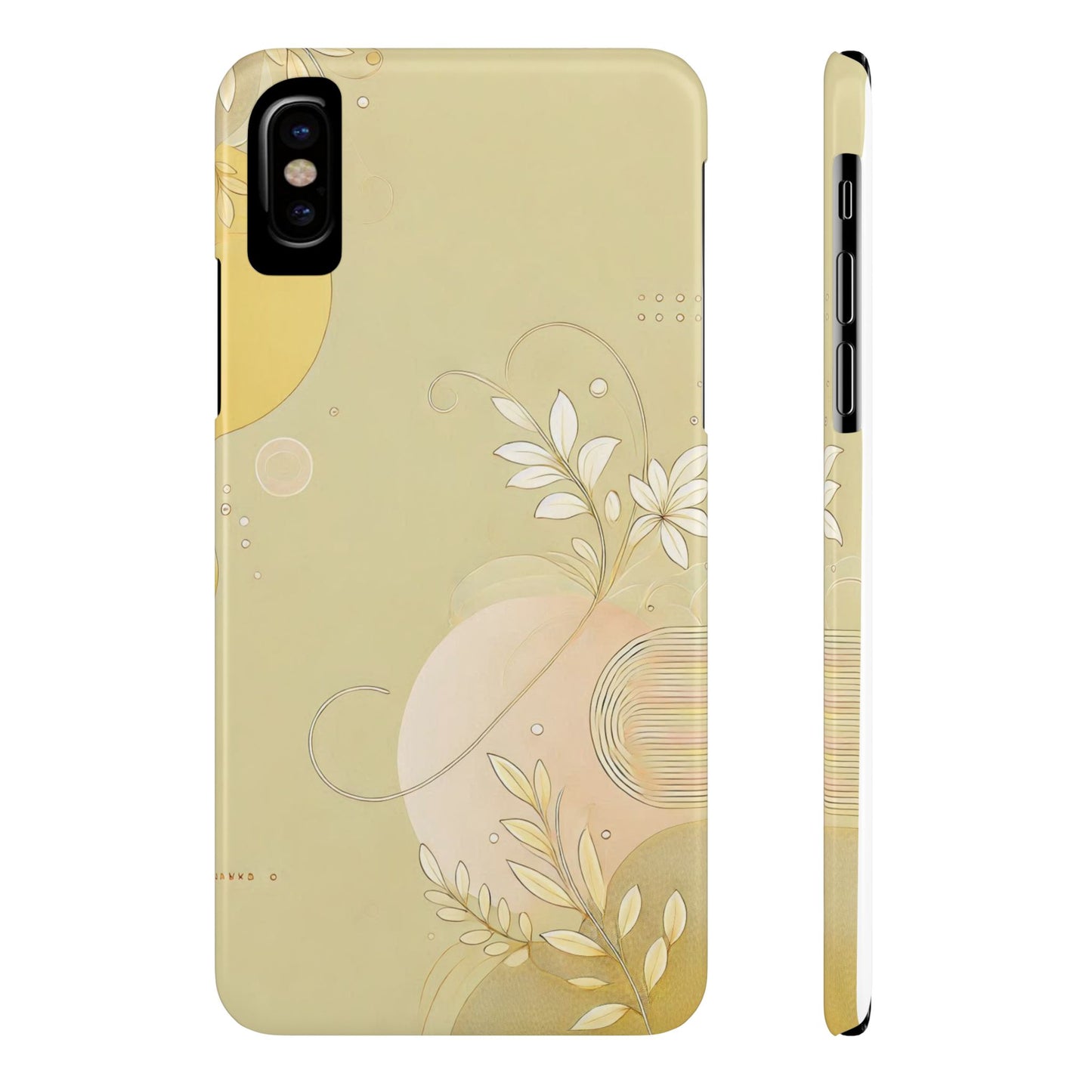 Yellow Asthetic  Slim Phone Case - FC-104