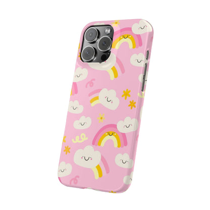 Pink Rainbow Slim Cases - FC-117