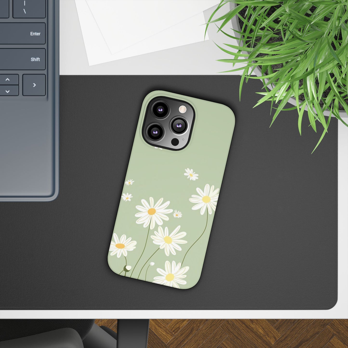 Daisy pastel green Slim Cases - FC-119