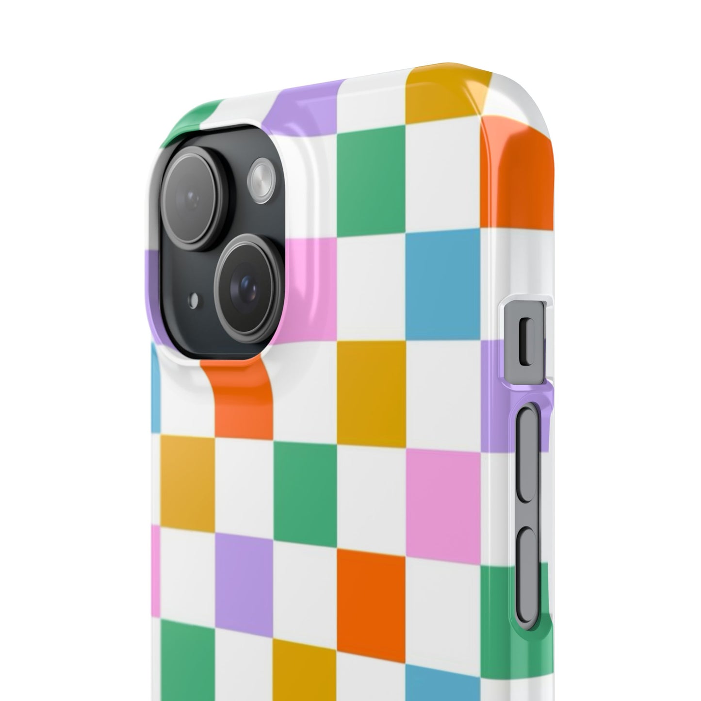 Colorful Checkerboard Slim Cases - FC-115