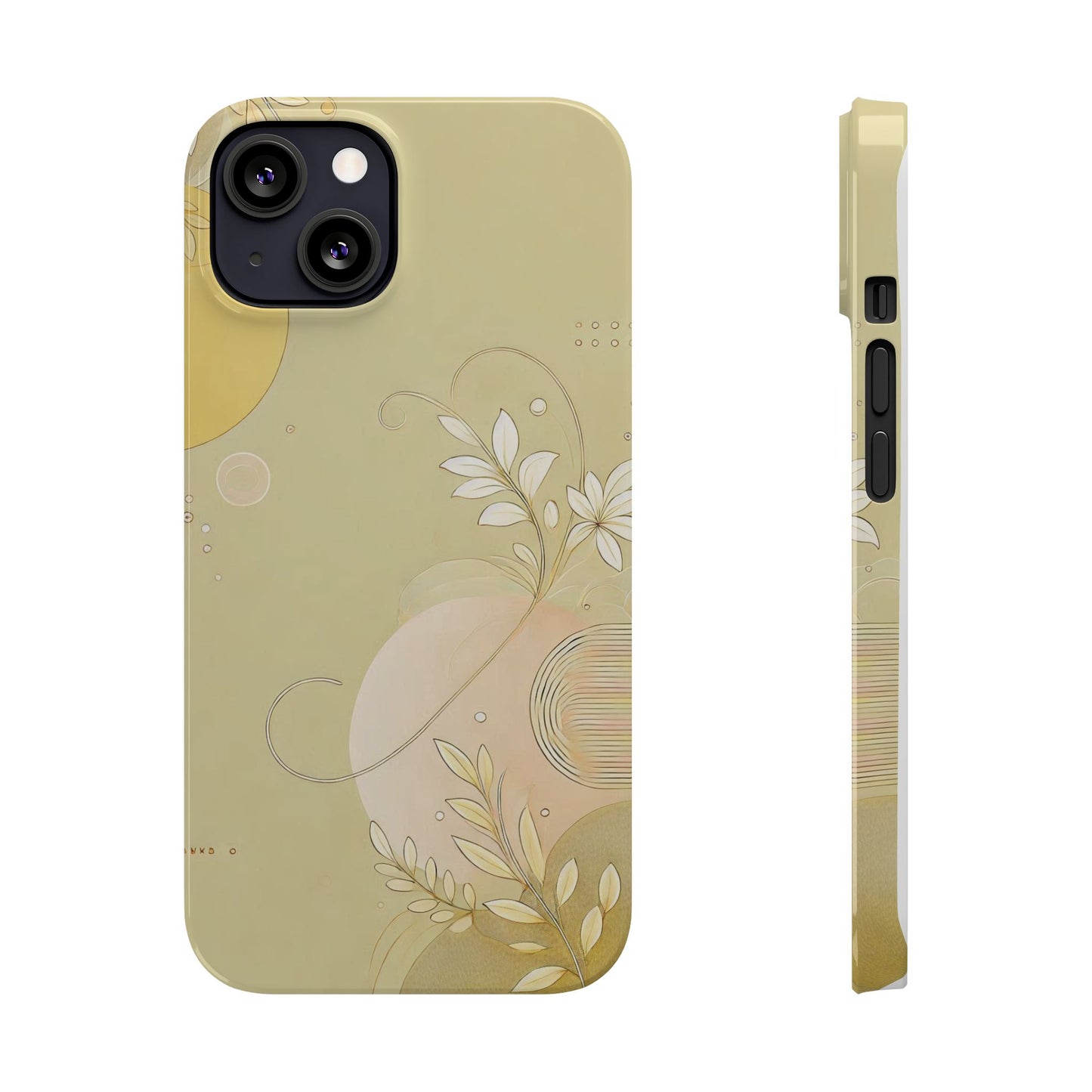 Yellow Asthetic  Slim Phone Case - FC-104