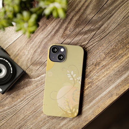 Yellow Asthetic  Slim Phone Case - FC-104