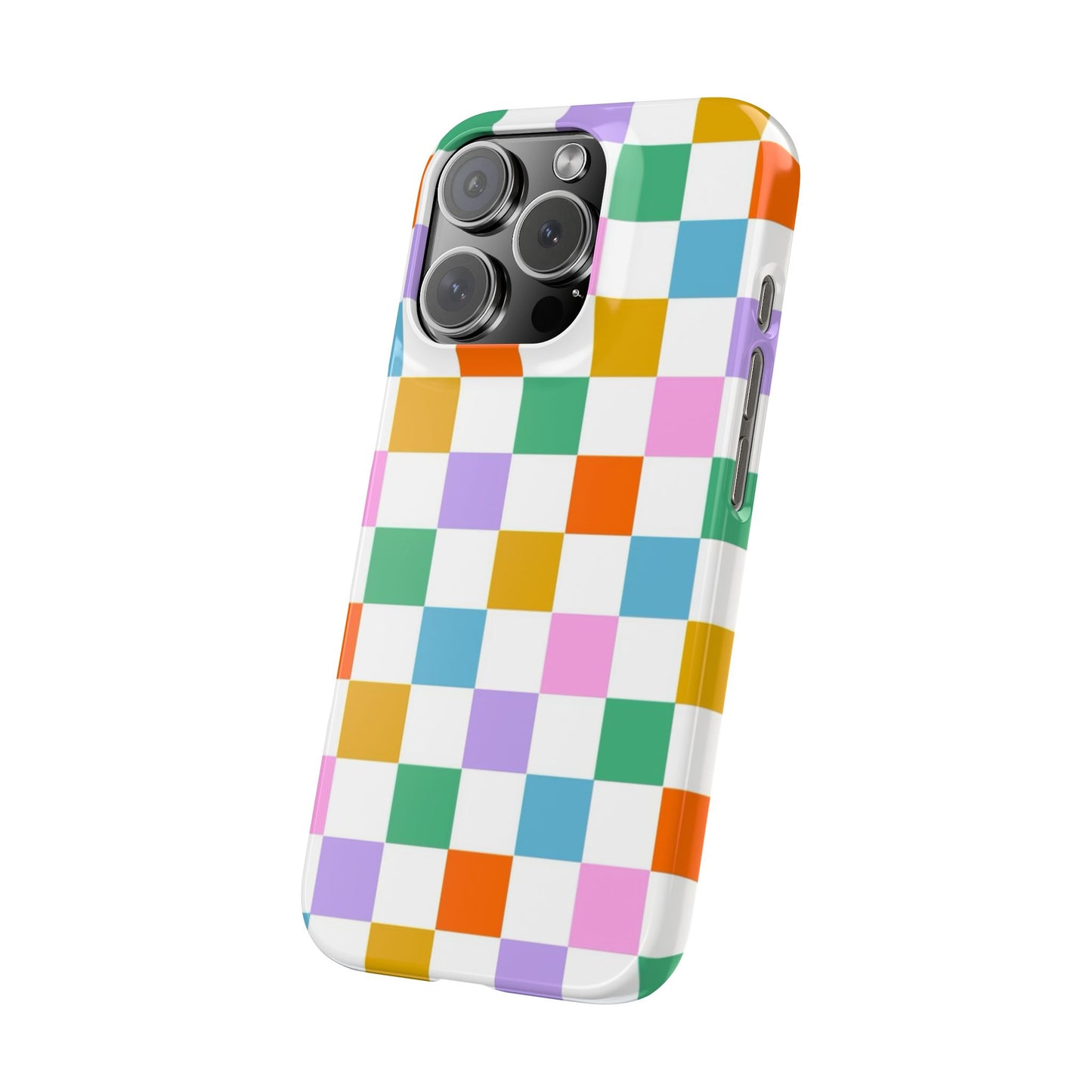 Colorful Checkerboard Slim Cases - FC-115