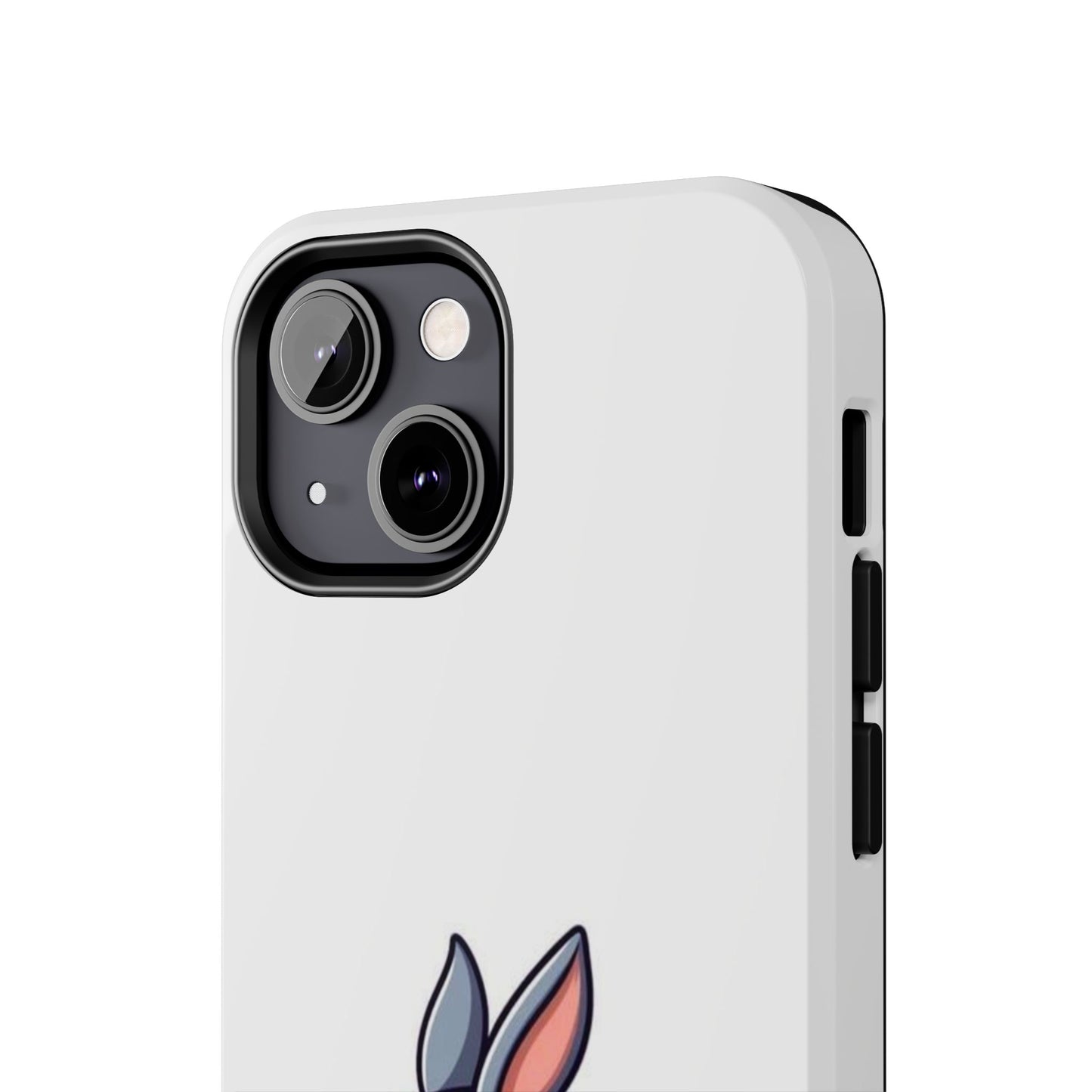 Cute Bunny White Tough Phone Cases