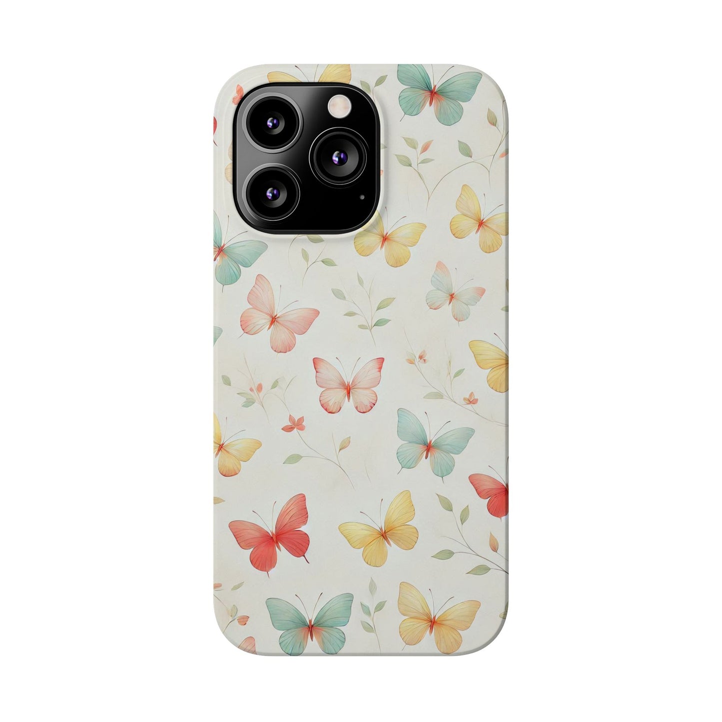 Cute Butterflies  Slim Phone Case - FC-108