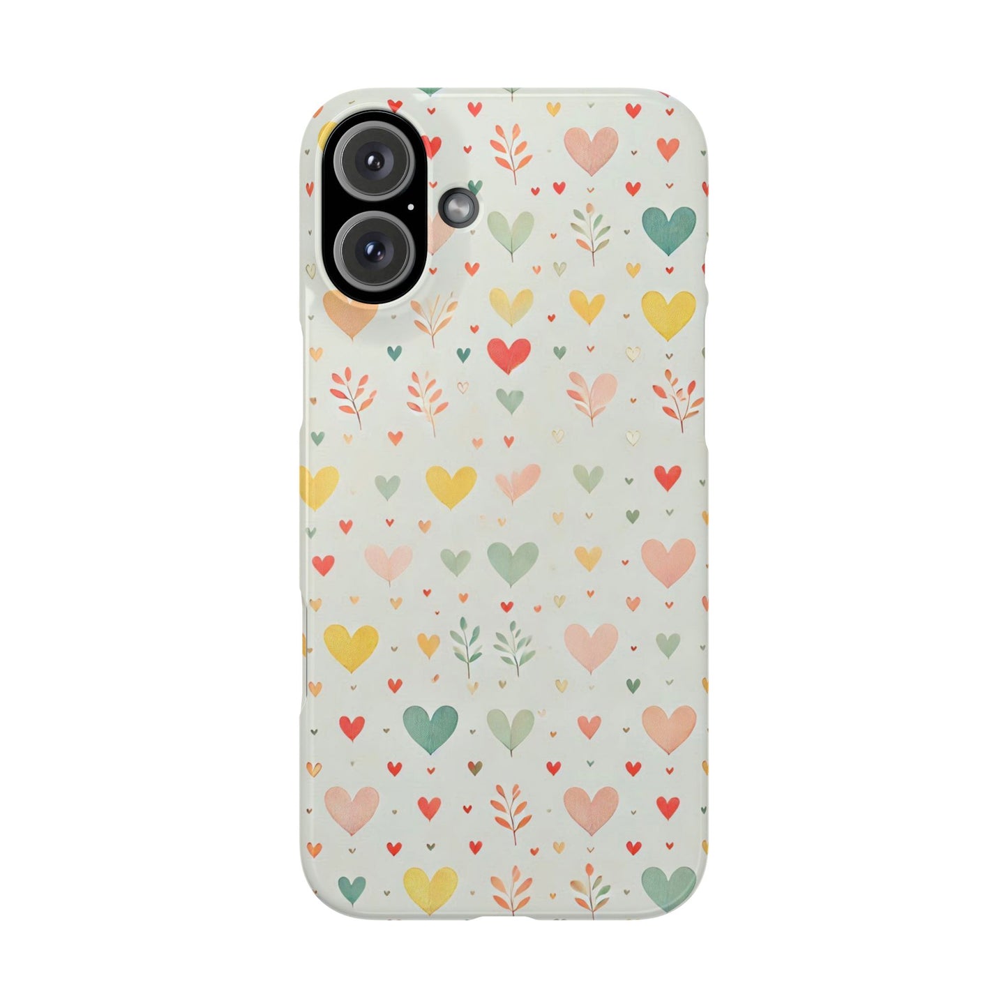 Hearts Slim Phone Case - FC-109